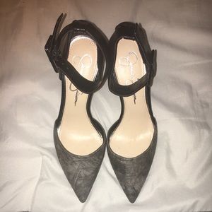 Grey Jessica Simpson Heels